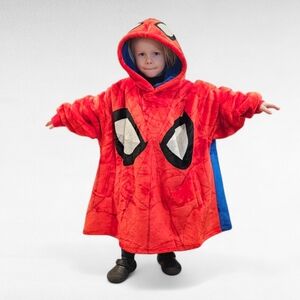 Spiderman Kids Oversized Hoodie Spiderman Hoodie One Size 4 - 10